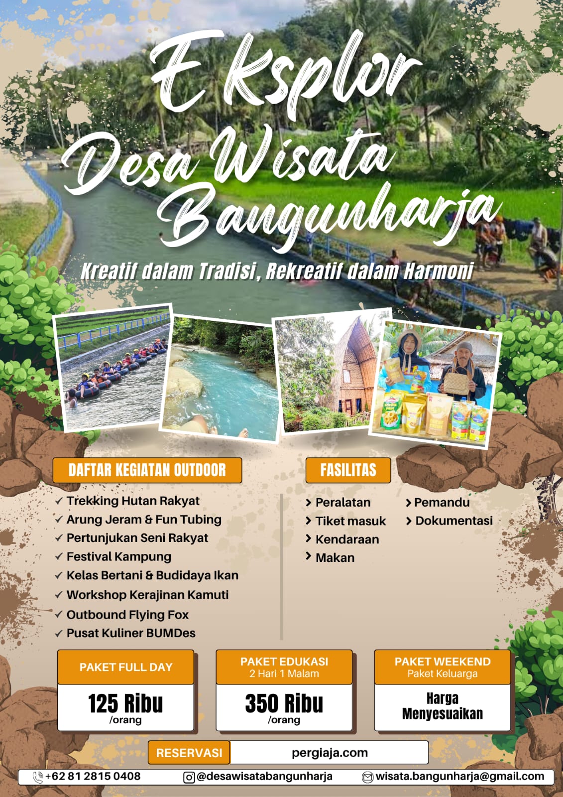 Explore Desa Wisata Bangun Harja (Paket Fullday)